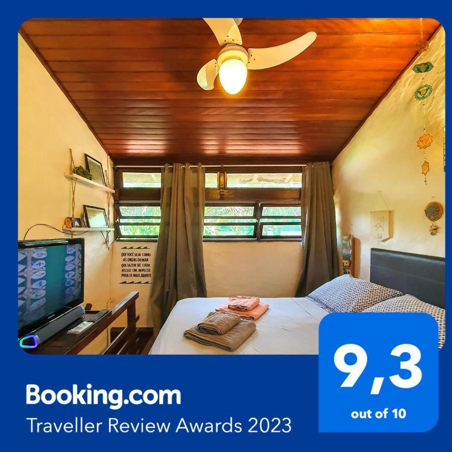 Chale Rustico E Charmoso Na Praia Para Casal! Apartment Ubatuba Exterior photo
